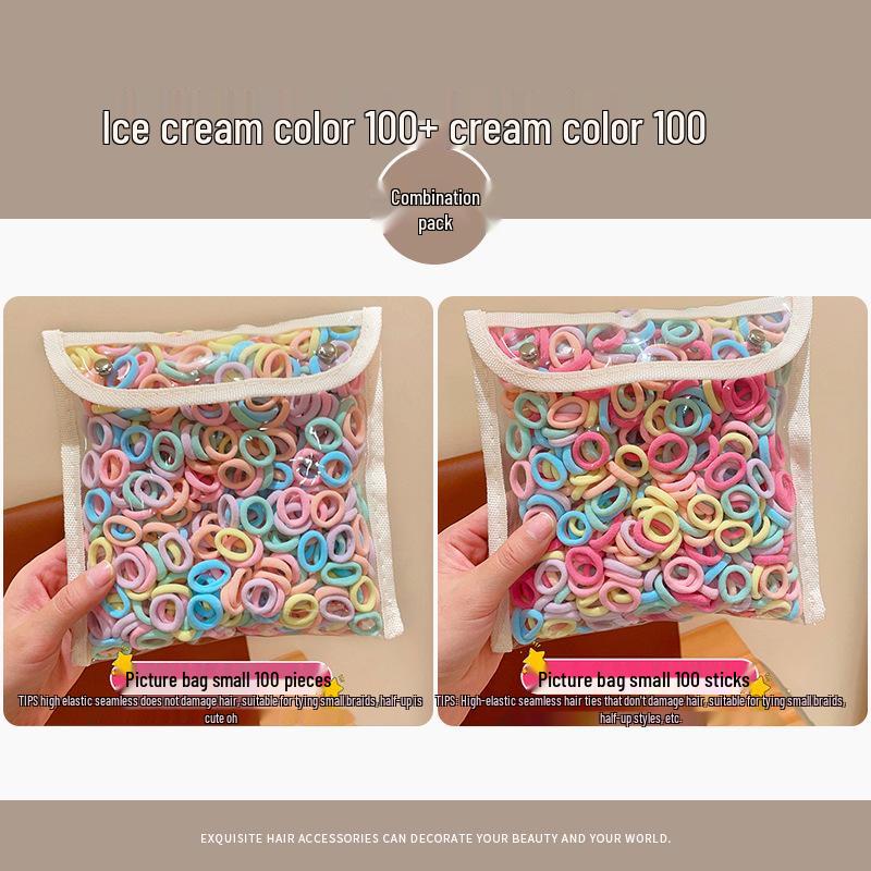 2025 New Style Kids' Hair-Friendly High Elasticity Durable Hair Ties