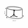 Transparent Protective Cover for Table, Approx.. 125x83