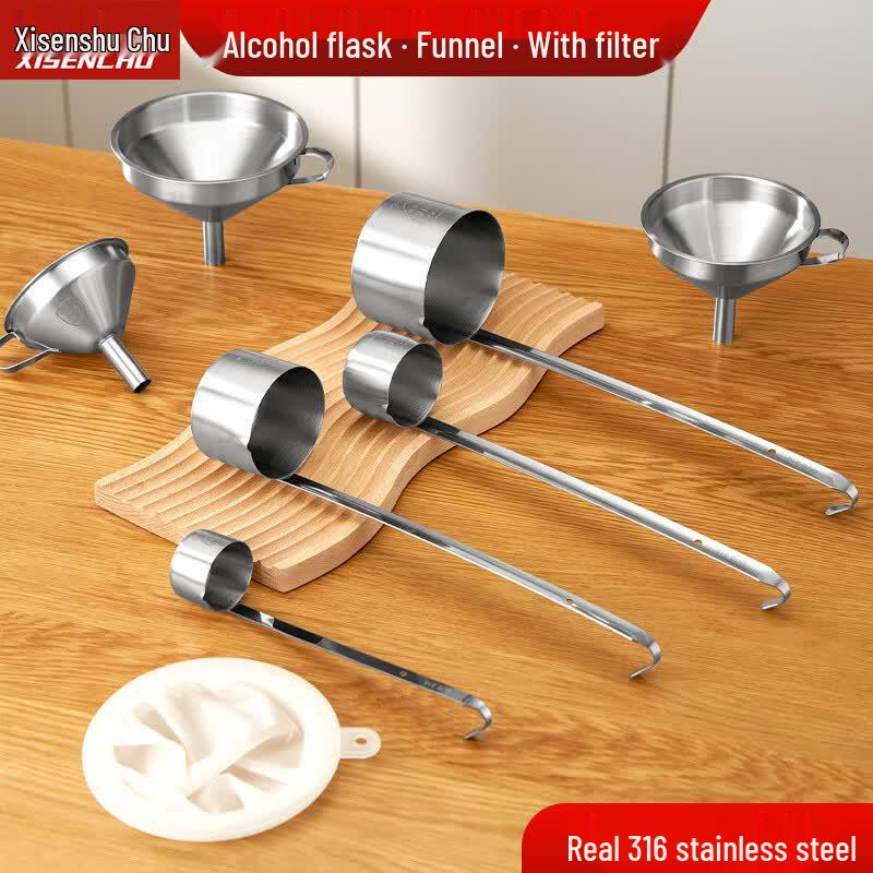 316 Stainless Steel Wine Dipper & Funnel