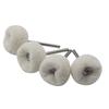 10pcs 3mm Shank Mounted Soft Wool Fine Cotton Polishing Buffing Wheel For Polishing Kit Or Mini Drill
