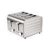High-Power Stainless Steel Automatic Toaster with Wide Slot