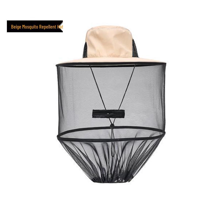 

Men s Outdoor Sun Protection Mosquito Net Fishing Hat One Size (Includes Storage Bag)