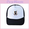 Summer Baseball Cap Wide Brim Adjustable Acrylic Mesh Hat For Outdoor Sun Protection Activities