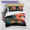 3pcs Duvet Cover Set (1*Duvet Cover + 2*Pillowcase, Without Core), Bride of Chucky Print Bedding Set, Bedroom Decor, All‑Season, Birthday Gift
