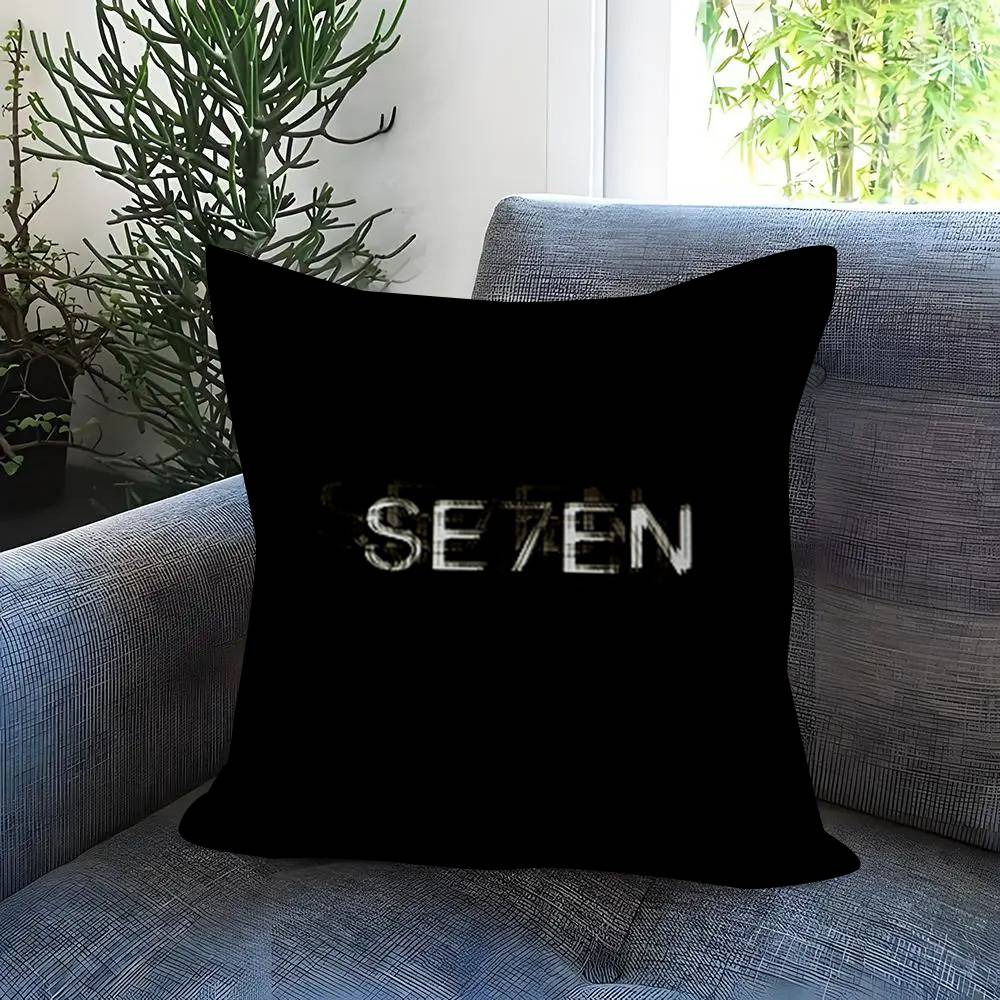 Seven Se7En Movie Classic Cushion Cover Pillowcase Upholstery Sofa Throw Pillow Home Decor Pillowcas