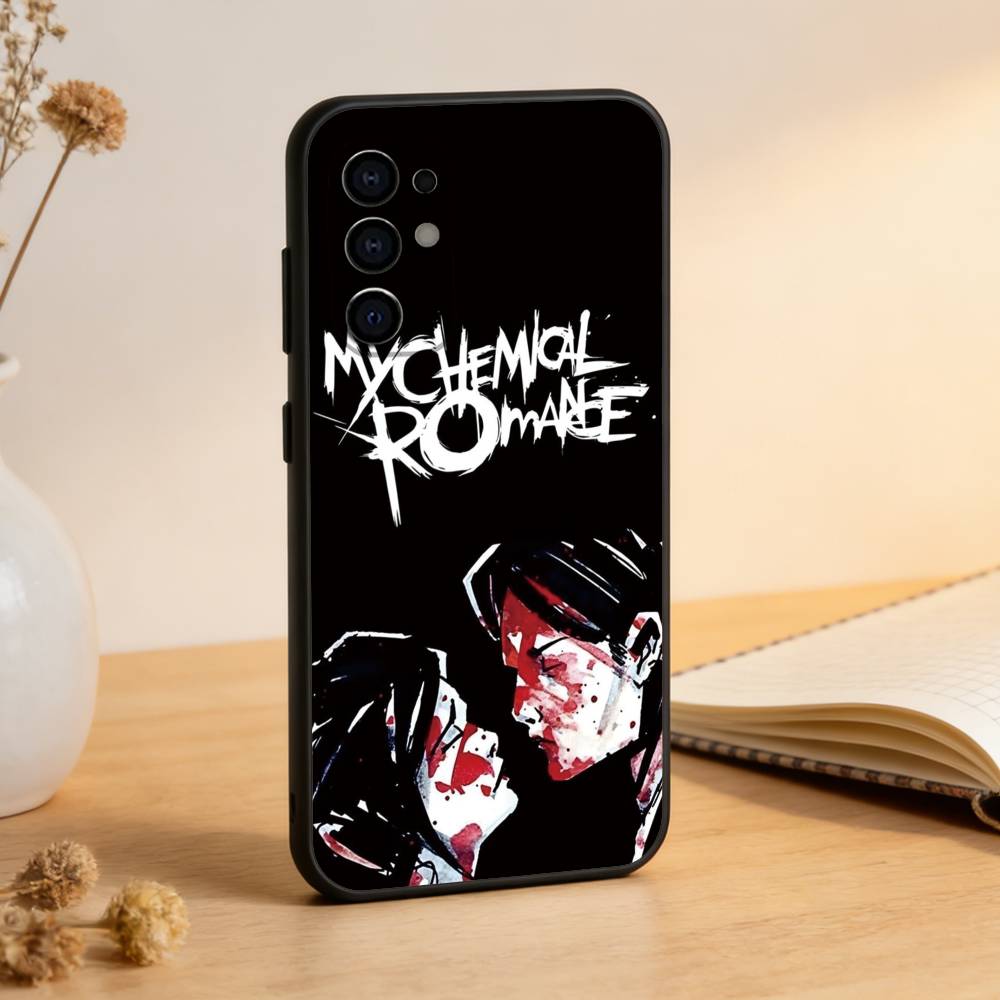 

My C-Chemical Romance Band Phone Case Black Silicone Soft For Samsung S25,S24,S21,S22,S23,S30,Ultra,S20,Plus,Fe,Lite Samsung S25Plus