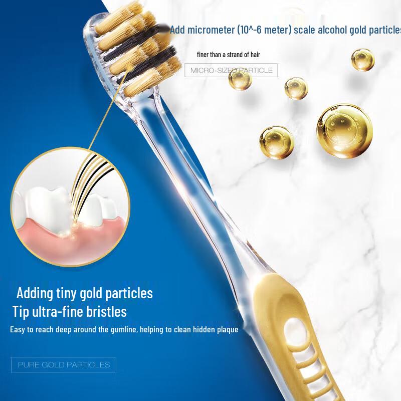 Oral-B Professional Gum Care Micro-Gold Deep Clean Toothbrush, 4-Pack