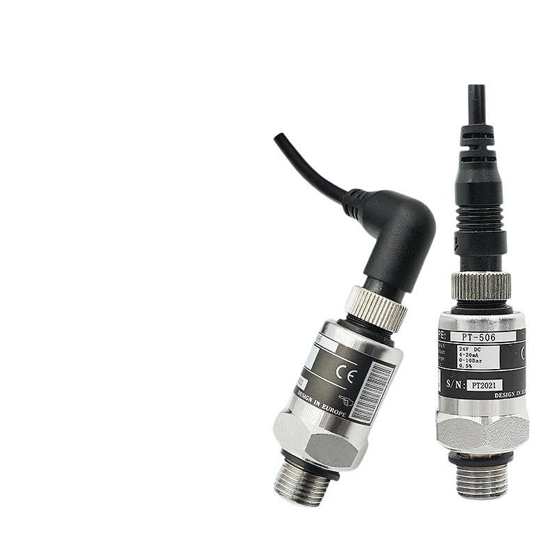 *1Pcs Transducer For Water Pump Hydraulic Air Oil Liquid 24V Industrial Pressure Transmitter 4-20mA G1/4 PT-506 Pressure Sensor