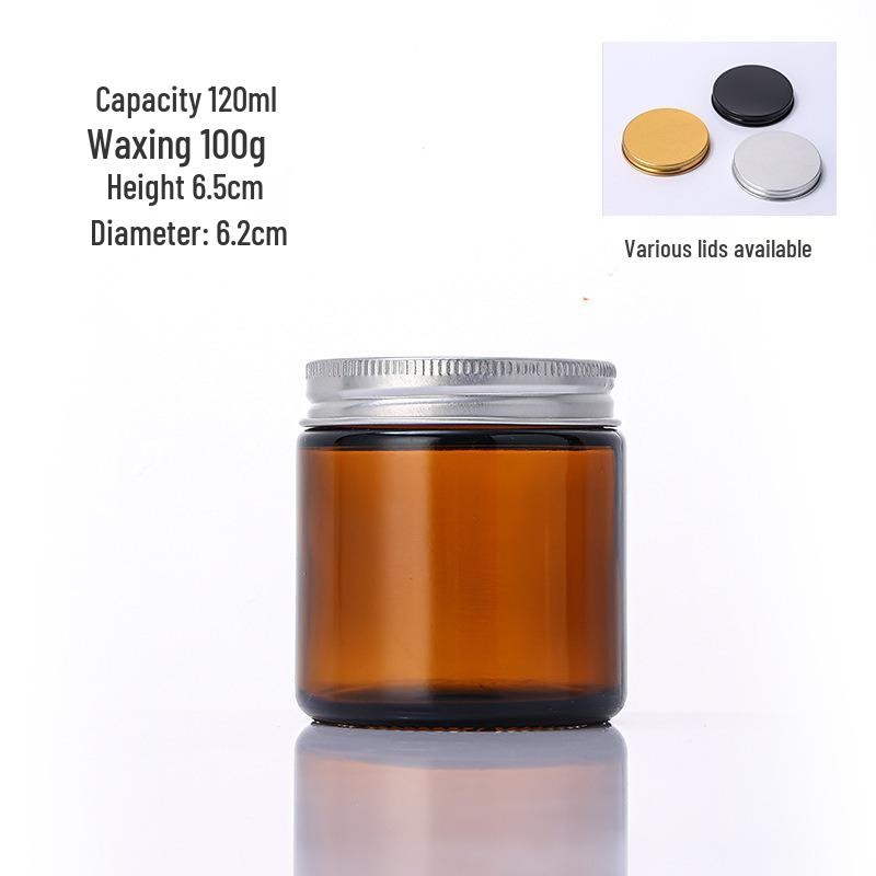 Glass Tea-Colored Aromatherapy Candle Holder and Cup Set