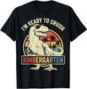 I'm Ready To Crush Kindergarten Back To School Dinosaur Boys T-Shirt