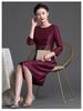 L10486 Spring High-End Plus Size Mother of the Bride A-Line Slimming Dress