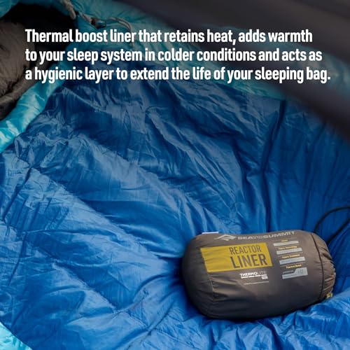 Sea To Summit Reactor Sleeping Bag Liner, Regular Standard (85 X 31.5).