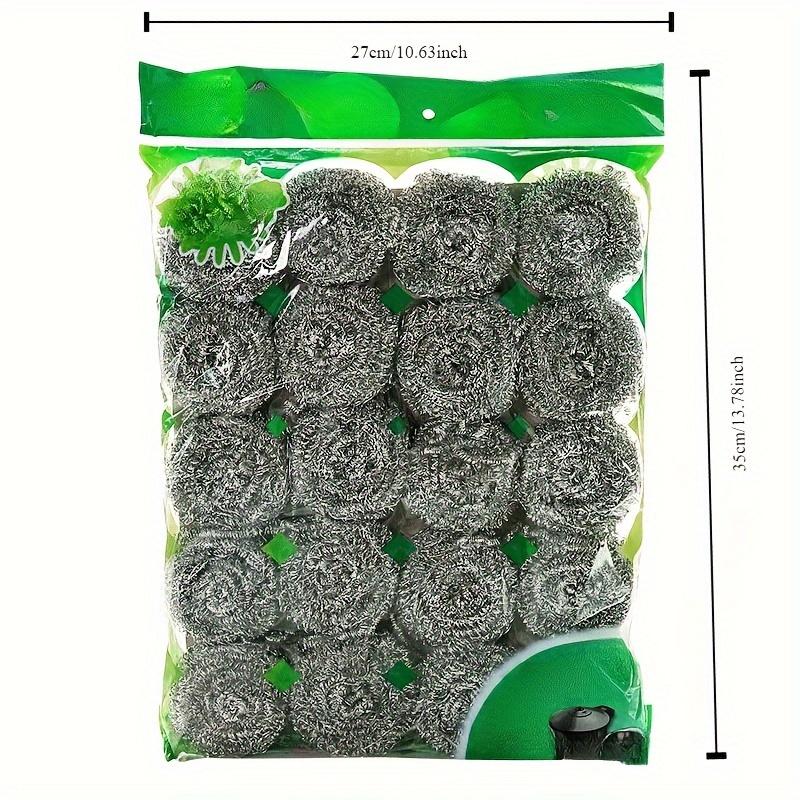 1PACK/20pcs Stainless Steel Wire Ball Cleaning Ball Kitchen Tool Cleaning Brush