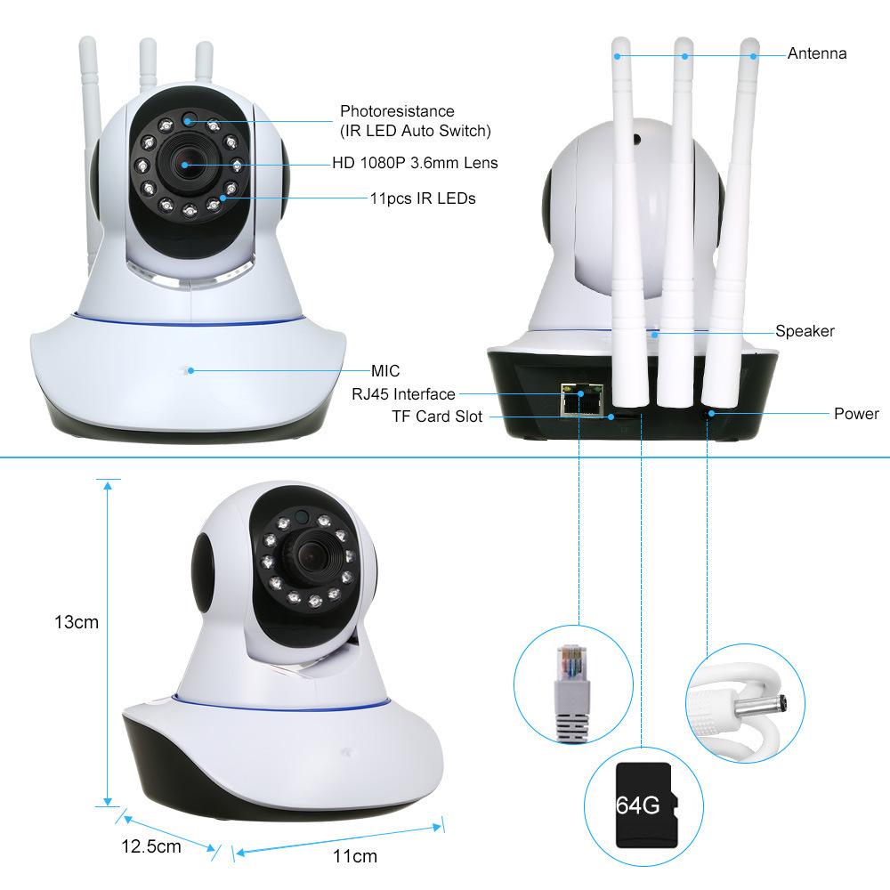 Yoosee Wireless HD Night Vision Smart WiFi Camera