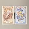 10*6cm Romantic Lenormand Oracle Deck In Russian Language Floral Motifs of The Art Nouveau Style 37 Pcs Cards