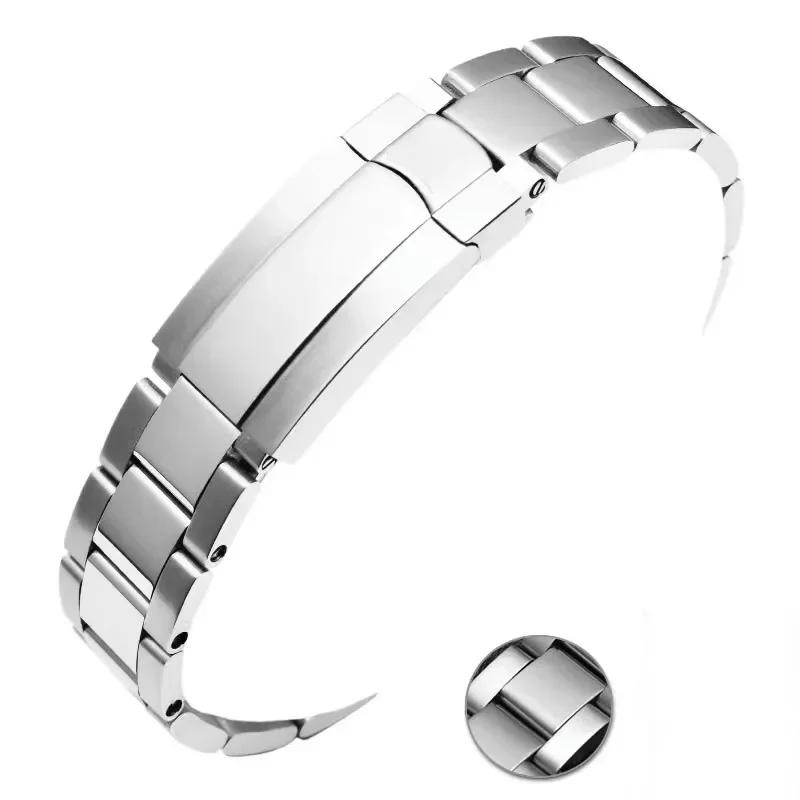 Watch Band For Rolex Oyster Perpetual Datejust DAYTONA SUBMARINER 904L Stainless Steel Luxury Men Watch Strap 20mm 21mm