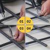 Semi-Automatic Rebar Tying Hook Tool Kit - Straight Pull Wire Twister, with Black And Green Non-Slip Handles