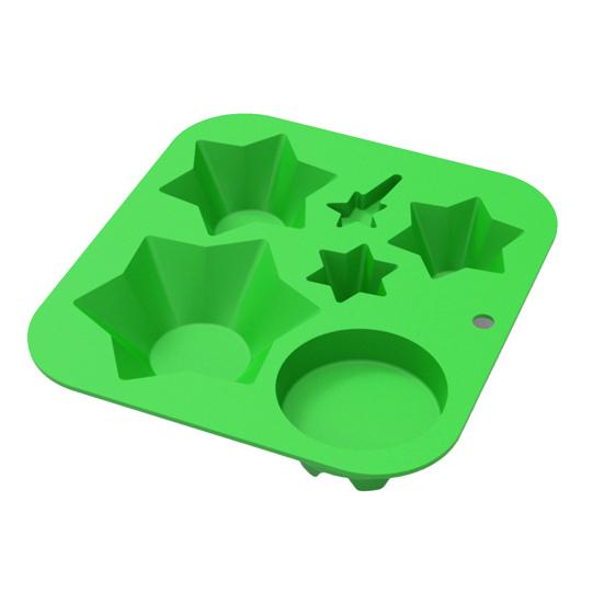 

Прочная форма для десерта. Привлекательная модная антипригарная форма для десерта с высокой эластичностью. зелёный