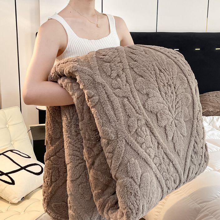 Pătură de catifea Tafu, pătură super groasă pentru acoperire caldă, pătură groasă de flanel de iarnă