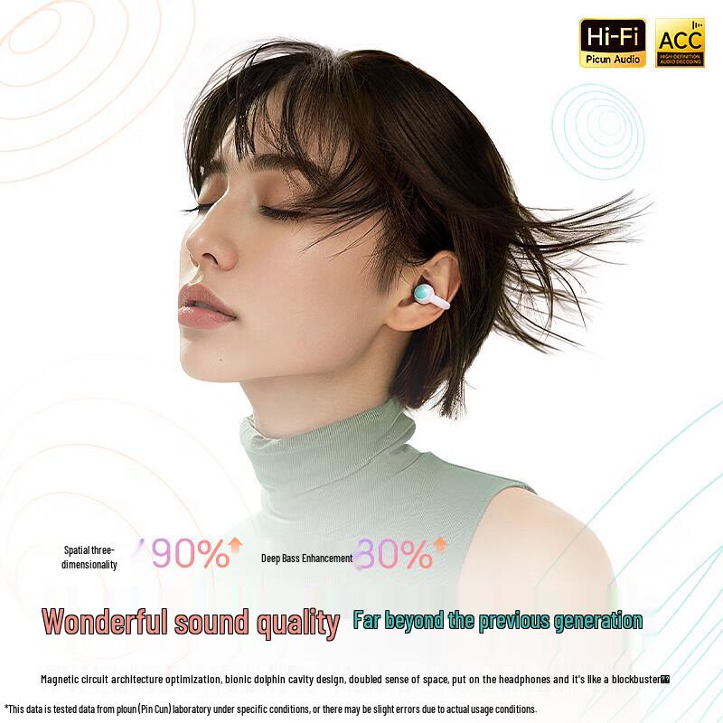 Picun True Wireless Open-Ear Bone Conduction Headphones