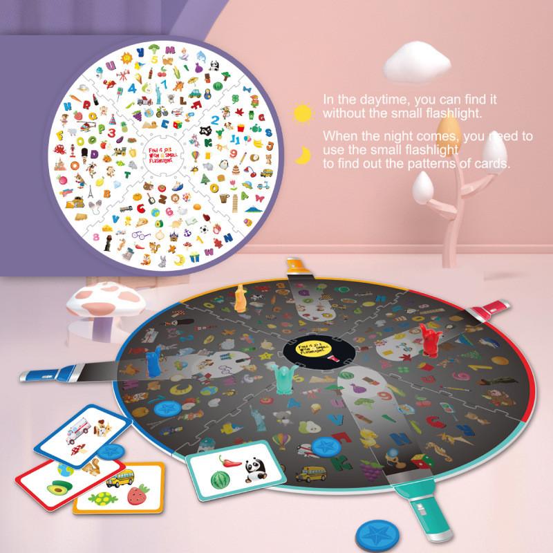 It Find Out Puzzle Game Kid Toy Interactive Parentchild Learning Flashlight