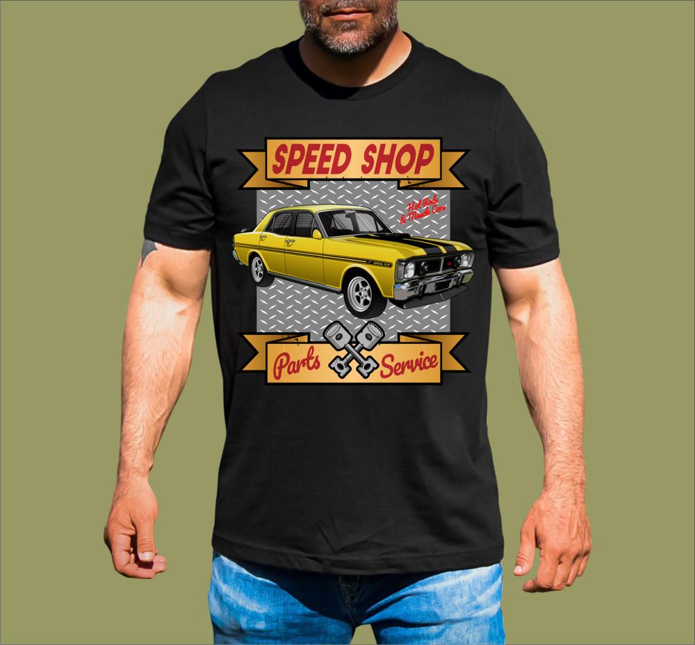 SPEED SHOP PARTS T-SHIRT Unisex T-Shirt XXL
