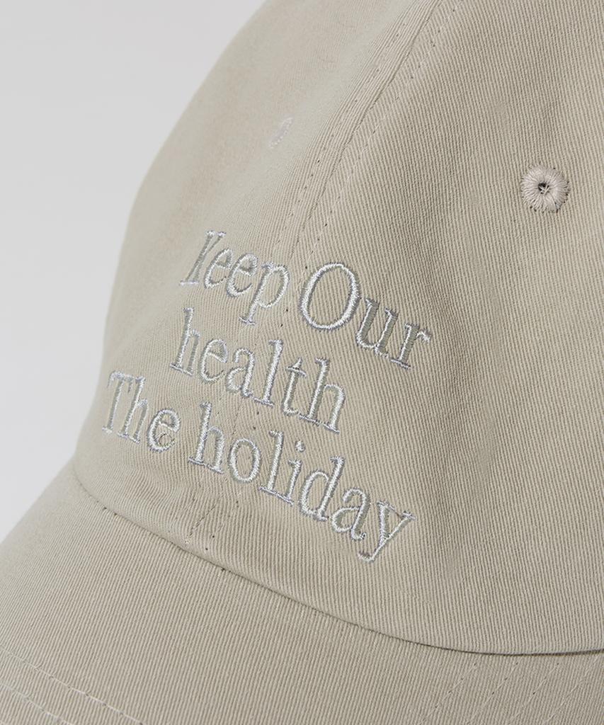 MILLO ARCHIVE Holiday Signature Ball Cap [Beige]