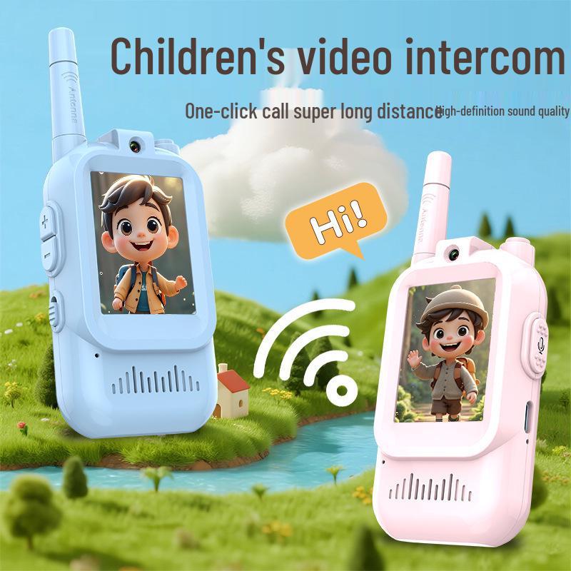 Children s Cartoon Walkie-Talkie with HD Calling - Fun Birthday Gift and Parent-Child Toy