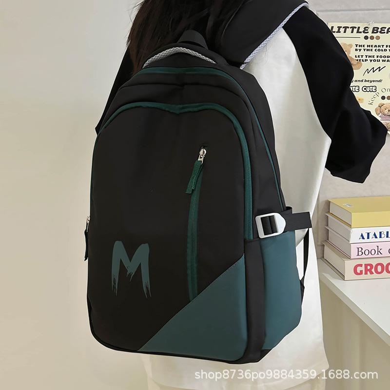 Schoolbag backpack multi-layer junior high school girls schoolbag mountaineering backpack versatile travel bag dirt-resistant schoolbag couple large 