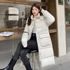 And the Big Fur Collar Pie Overcomes the Large Size Medium and Long Trench Coat for Women.