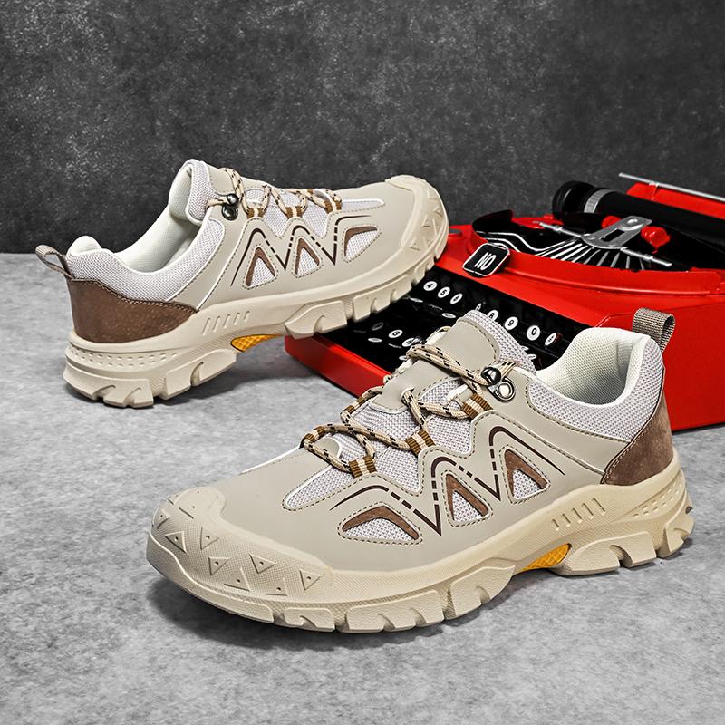 Fashion Non-Slip Male Sneakers Summer Casual Leather Shoes for Men Leisure Walk Treking Footwear Versatile Sports Shoes Travel Trainers