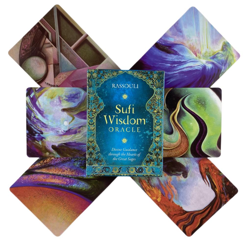 Sufi Wisdom Oracle Cards Divination Deck English Vision Edition Tarot Board Playing Game for Party