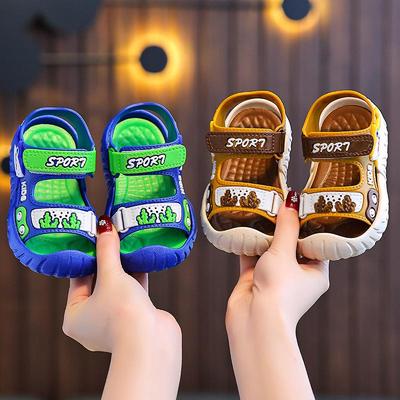 Summer Baby Boy Sandals: Breathable Open-Toe, Soft Sole, Anti-Slip Beach Shoes for Infants