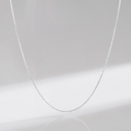 Unisex Necklace Stainless Copper Lobster Clip Hollow Out Chain Solid Color Luster Punk Hip Hop Polished Birthday Gift