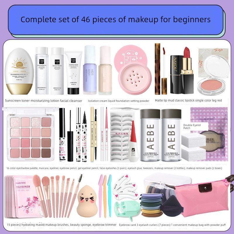 Authentic Cosplay Cosmetics Set, Complete Makeup Kit for Beginners, Special Makeup Set for Students