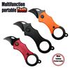 Mini Fox Necklace Pocket Knife Outdoor Portable Defense Eagle Claw Folding Knife Home Travel Open Box Keychain Folding Knife