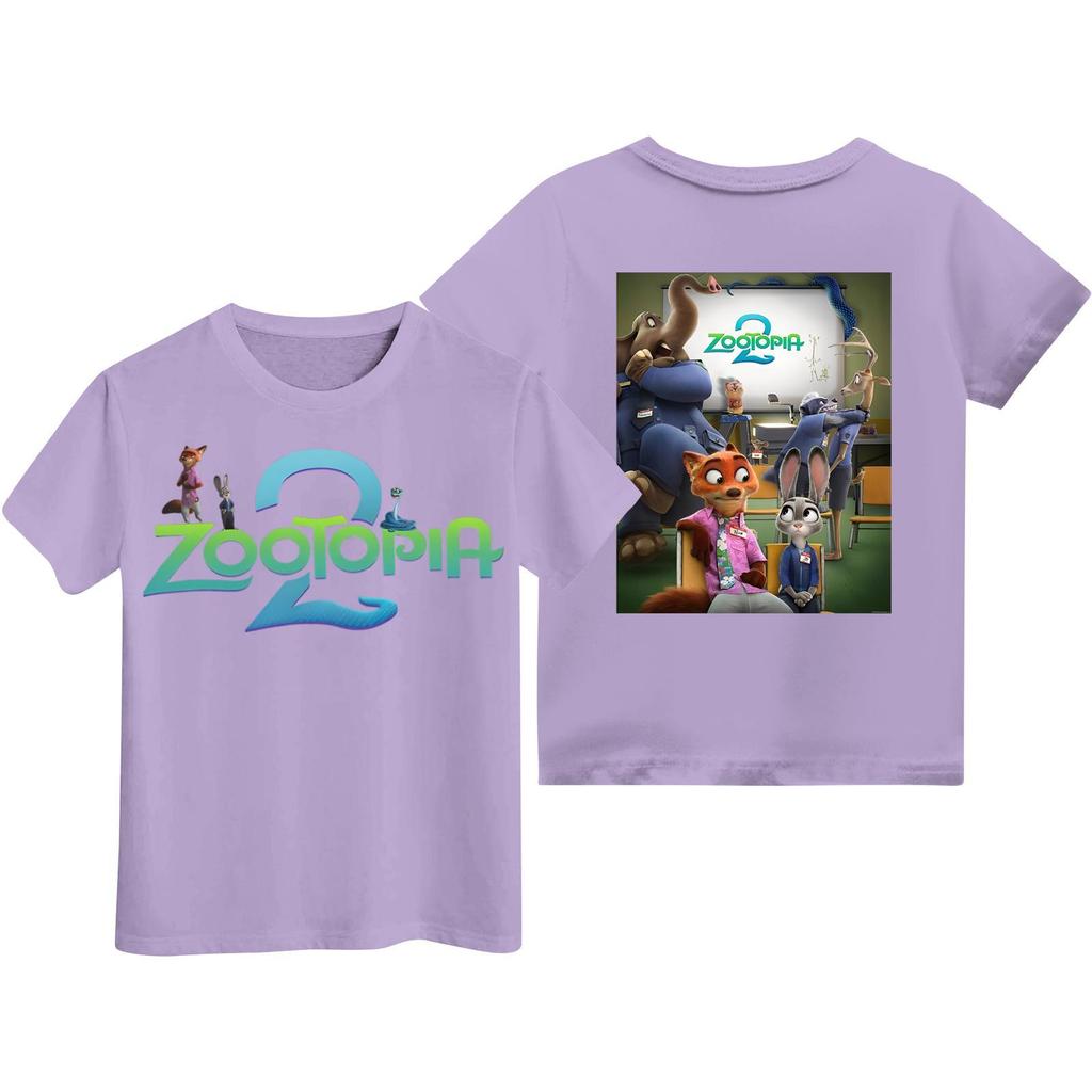 Children's Casual Fashion Cartoon Print Short-sleeved T-shirt Top
