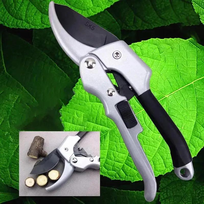 New Garden Pruning Shear Tools Carbon Steel Bonsai Pruners Tree Flower Labor-saving Fruit Branch Scissors Household Easy Pruners