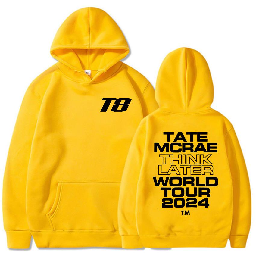 Es ist ok, ich bin ok, Tate McRae Hoodies T8 Think Later World Tour 2024 Sweatshirts Langarm Winter Herren Hoodie