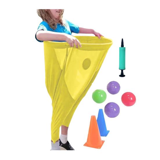 Granny Pants Yard Game Sets Giant Outdoor Games with 4 Bouncy Balls