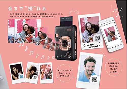 Fujifilm Instax Mini LiPlay Instant Camera/Smartphone Printer In Brush Gold (INS MINI HM1 BLUSH GOLD)