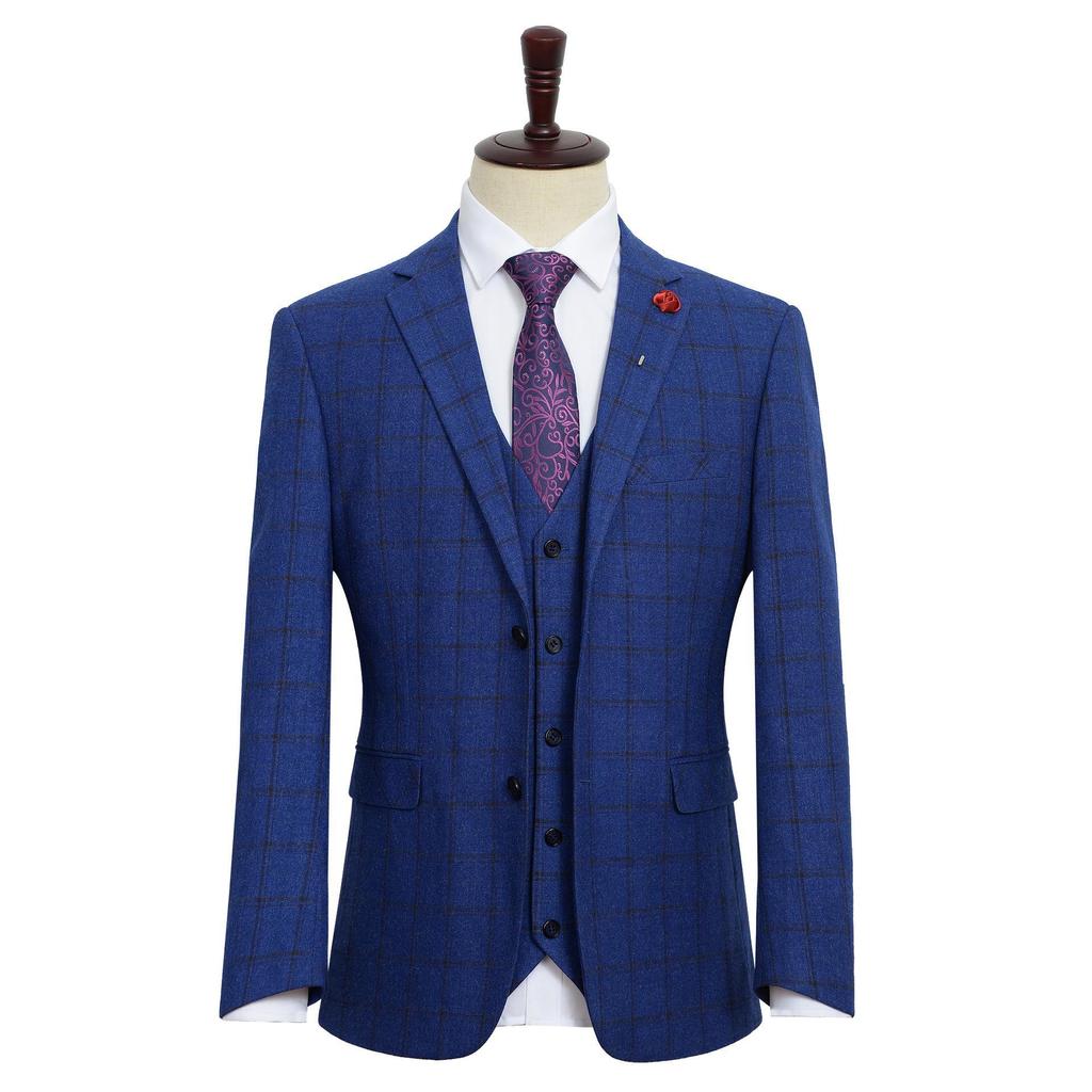 Men's Plus-Size Casual Business Suit - Autumn/Winter Korean Style