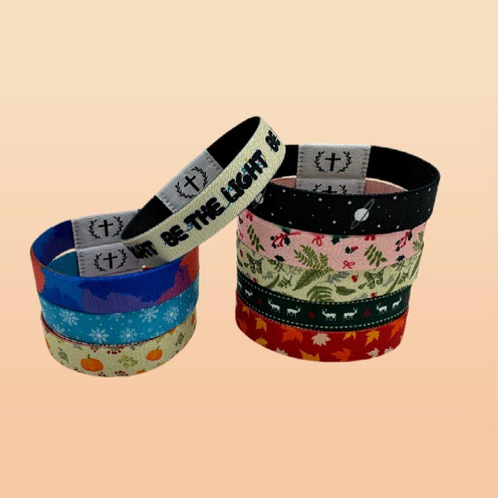 Wearable Bible Wristbands Waterproof Religious Bracelets Creative Bible Bracelet Jewelry Gifts