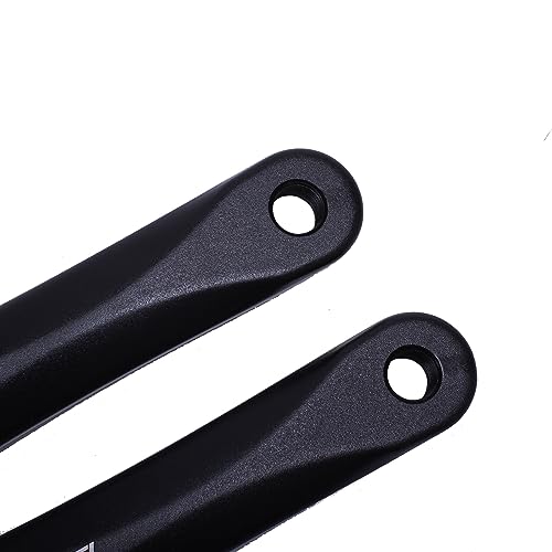 Prowheel Bike Crank Arms, 1 Pair with Square Holes, 152mm/160mm/165mm/170mm/175mm, Alloy 6061 Black, for Electric Bikes and Bicycles