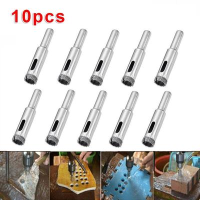 Silver Drill Bits Diamond Coated Hole Saw Glass Ceramic Granite Marble