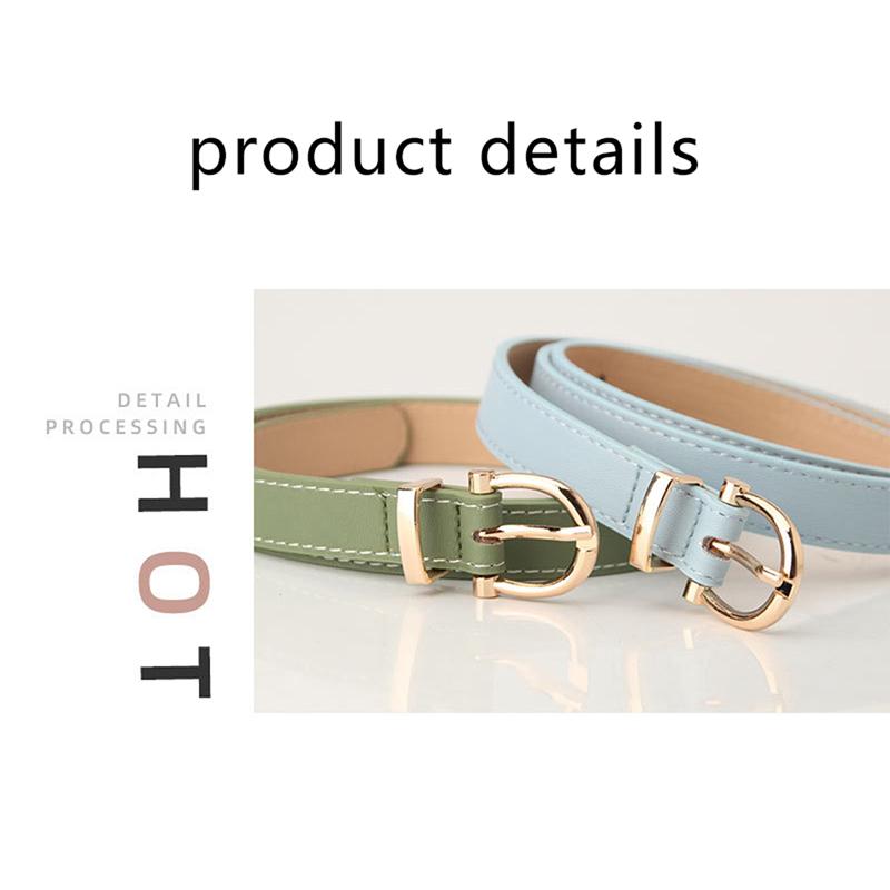 Leather Female Belt Strap Black Brown Green Women Belts Ladies Dress Belt Girls