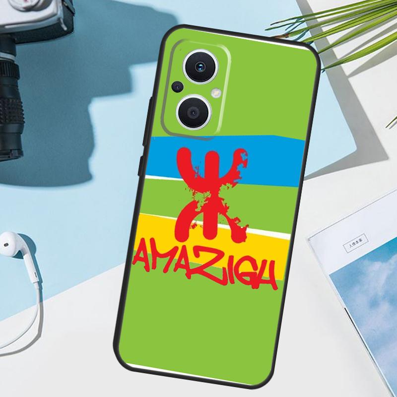 Amazigh Flag Case For OPPO Reno 13 13F 12 11 F 8T 7 8 10 Pro OPPO Find X8 X6 Pro X3 X5 Lite Cover Funda