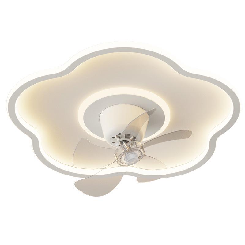 360° Rotatable Silent Minimalist Ceiling Light with Fan for Bedroom and Study