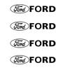 4pcs PVC Car Emblem Stickers Body Trunk Badge Decoration Decals Accessories For Ford Mustang Focus Fiesta Shelby GT350 Kuga Edge APR1
