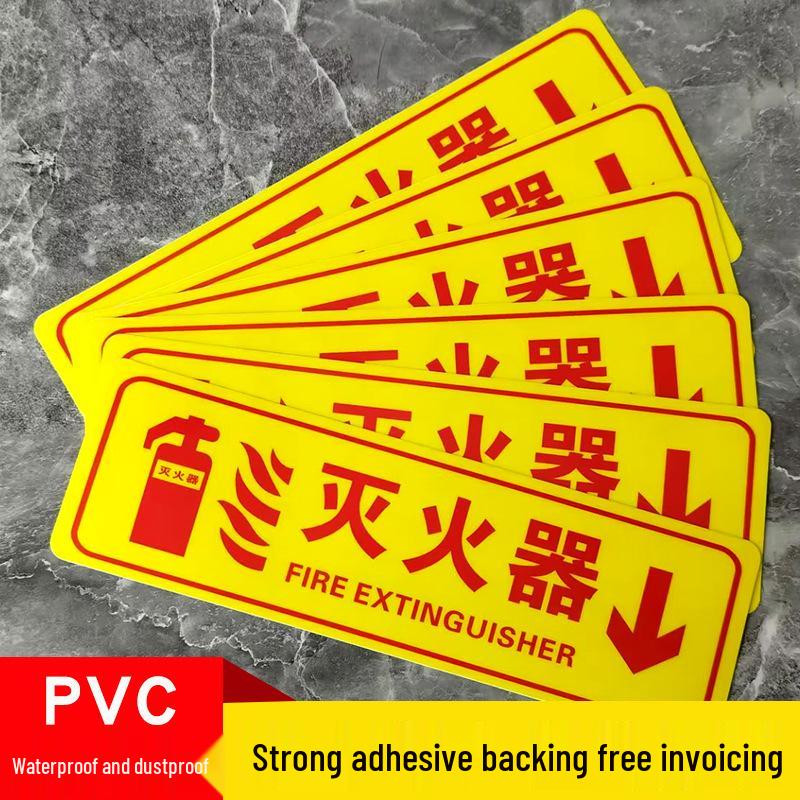 Fire Safety Signage: Extinguisher & Hydrant Use and Placement